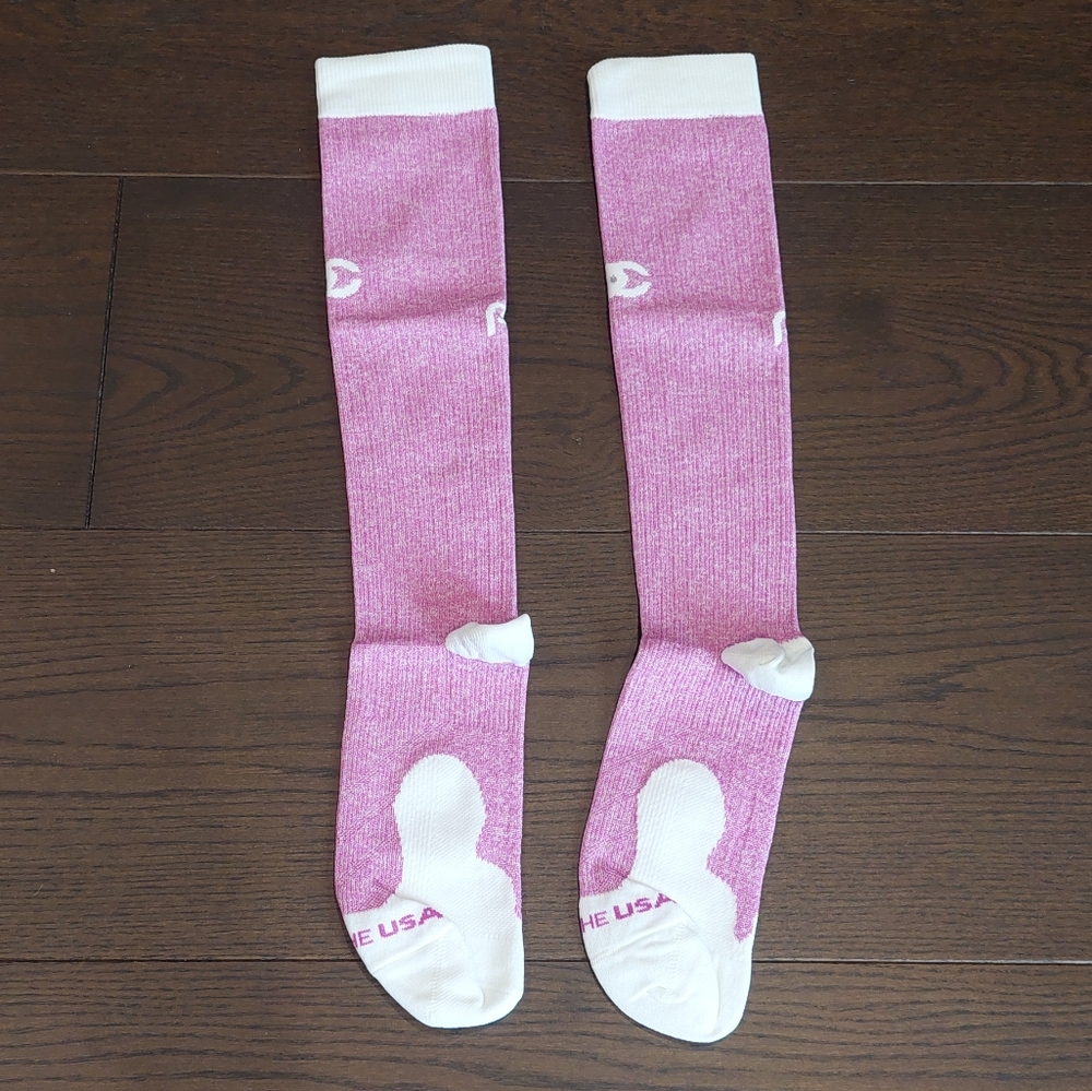 Procompression Pink Heathered Socks - image 3